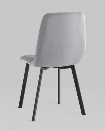 Стул Oliver Square велюр Серый_5